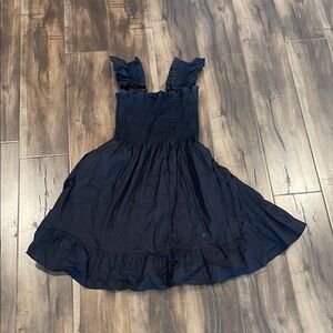 Black Elizabeth nap dress